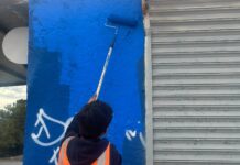 Refuerza DSPM acciones contra pintas y grafiti para recuperar espacios públicos