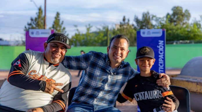 Marco Bonilla inicia remodelación de campo de beis en Villas del Real