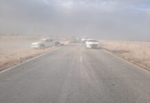 Frente frío 44 provocará fuertes vientos y tolvaneras en la entidad