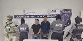 Detiene AEI a tres personas durante cateo; les aseguran armas de fuego y drogas