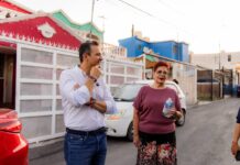 Marco Bonilla cumple con colonia Infonavit Nacional; entregó calle Tarahumara recién rehabilitada