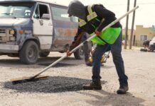 Atendió Municipio más de mil 600 baches durante la semana del 11 al 15 de mayo