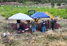 Concluye FGE Occidente exhumación de dos cuerpos en panteón La Norteña
