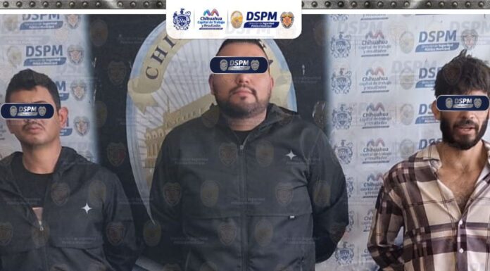 Detiene Policía Municipal a tres y aseguran armas Vistas del Norte