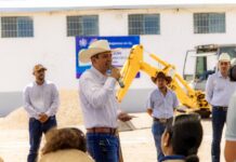 Marco Bonilla cumple con seccional Guadalupe; inauguran cancha de futbol