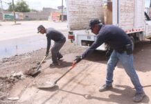 Continúa Municipio acciones de limpieza y atención de calles por las lluvias de esta semana