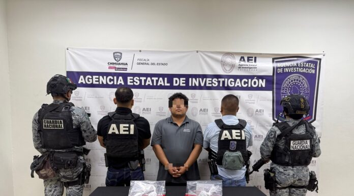 Agentes del COE detienen a sujeto en posesión de 381 dosis de cocaína en la colonia Mirador