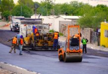 Avanza Municipio con pavimentación del acceso principal al Ejido Sacramento