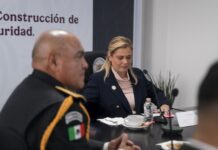 Maru Campos encabeza sesión de la Mesa de Seguridad en las instalaciones de la Guardia Nacional