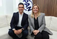Maru Campos y Jorge Romero sostienen reunión para fortalecer estrategia política