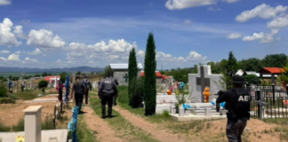 Realiza FGE Occidente una prospección en panteón de La Junta