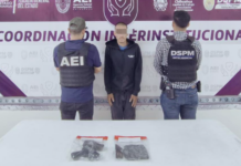 Detienen AEI y DSPM a probable responsable de robo con violencia