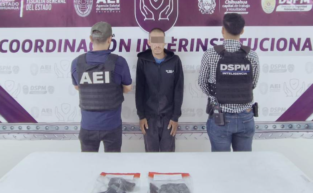 Detienen AEI y DSPM a probable responsable de robo con violencia