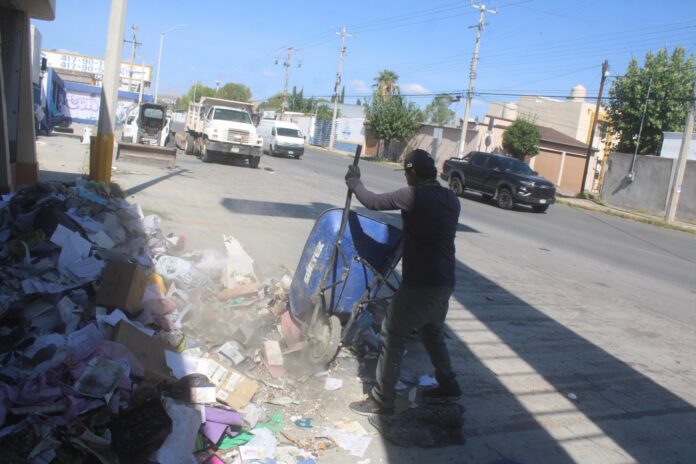 local abandonadoa basura
