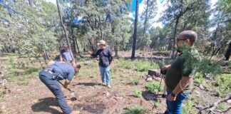 Realizan rastreo e inspección con dron en localidades de Madera