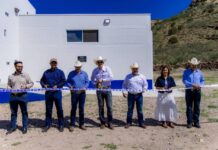 Entrega alcalde Marco Bonilla ampliación del Salón de Usos Múltiples en El Vallecillo