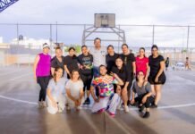 Entrega Marco Bonilla domo en cancha de la zona Romanzza a familias que impulsaron el proyecto del Presupuesto Participativo 2026