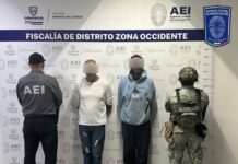 Detienen AEI y SEDENA a dos masculinos con cristal con fines de venta
