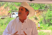 Gestiona diputado Jaime Torres obra de pavimentación hidráulica en Maguarichi