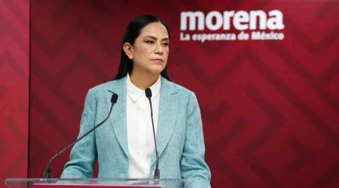 Acusa Ariadna Montiel al PRI de violencia tras altercado en San Lázaro