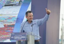 Marco Bonilla cumple: inaugura el Paso Superior de Fuerza Aérea y carretera Aldama