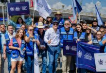 Lleva Marco Bonilla información sobre apoyos municipales a crucero de Juan Escutia y Tecnológico