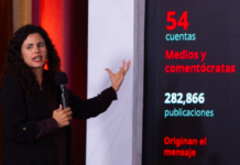 Luisa Alcalde acusa con listas presunta red digital contra la 4T y el gobierno