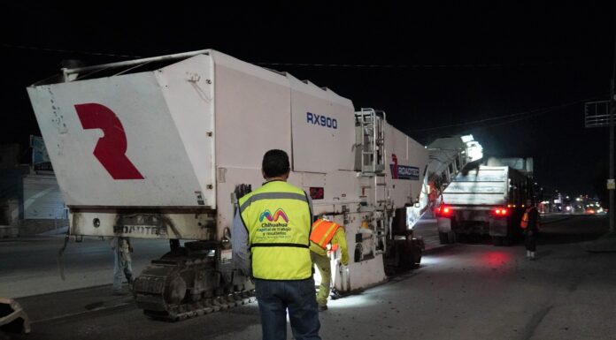 Inicia Municipio trabajos de recarpeteo de la avenida Juárez