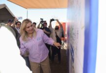 Maru Campos supervisa avances en infraestructura vial durante Ruta Chihuahua