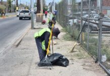 Retira Municipio más de 100 toneladas de basura y maleza de vialidades al norte de la ciudad durante julio
