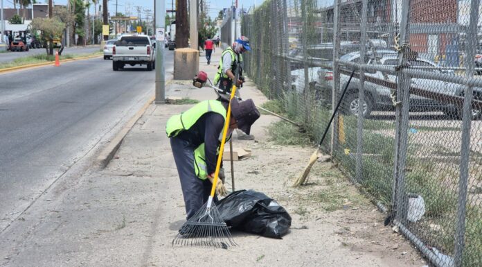 Retira Municipio más de 100 toneladas de basura y maleza de vialidades al norte de la ciudad durante julio