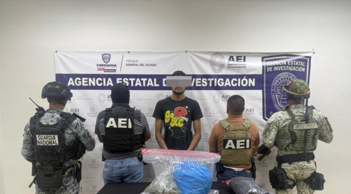 Arresta COE a masculino con casi tres kilos de mariguana en el fraccionamiento Cerradas del Parque
