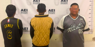Detiene AEI Zona Sur a tres personas por posesión de mariguana en la colonia Federico Piñón
