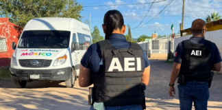 Recupera AEI Noroeste camioneta de empresa de turismo con reporte de robo