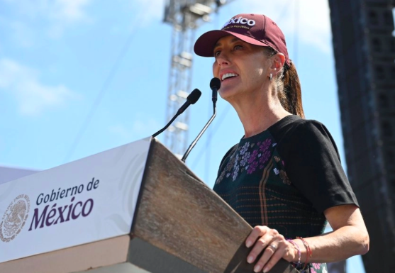 “Nosotros no compramos votos, damos derechos”: Sheinbaum