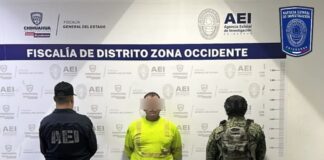 Detiene operativo conjunto a dos hombres en posesión de droga