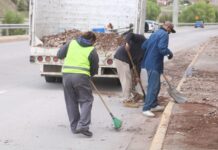 Continúa Municipio intenso operativo de limpieza en zonas afectadas por las lluvias