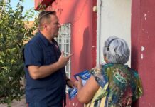 Olson mantiene gestiones permanentes para llevar apoyos al oriente de Chihuahua