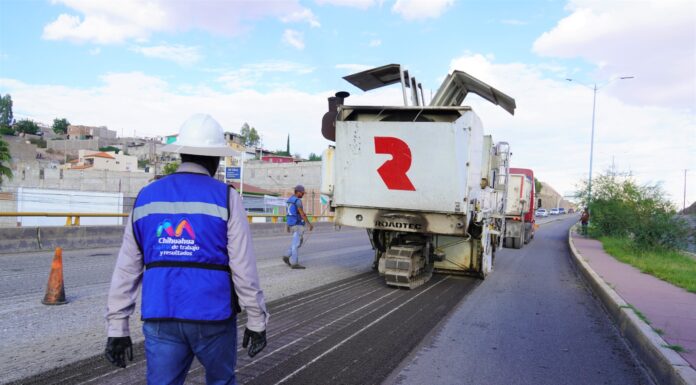 Atiende Municipio tramo del periférico R. Almada para una circulación más ágil y segura