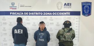 Detienen AEI y Sedena a masculino con droga en el Barrio Santa María