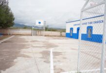 Rehabilita Municipio cancha deportiva en la comunidad Chuvíscar