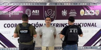 Detienen AEI Zona Centro y DSPM a masculino por homicidio cometido en la colonia Jardines de Oriente