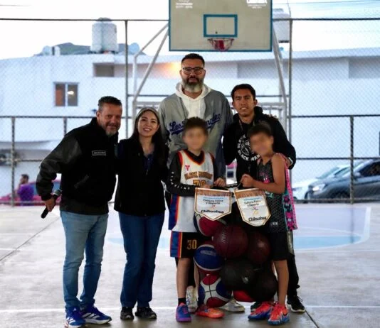 Nancy “La China” Frías pone manos a la cancha junto a la niñez y el Instituto del Deporte