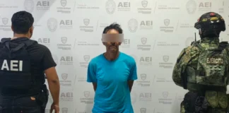 Detienen AEI y Sedena a masculino con cristal y mariguana