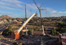 Realiza Municipio montaje de la segunda sección del arco norte de la Gaza atirantada