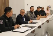 Firma Policía Municipal convenio con SEPROBAN para fortalecer la seguridad bancaria