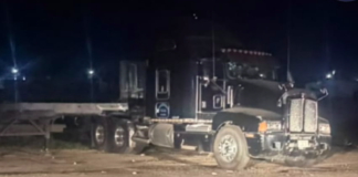 Asegura FDZS tracto camión involucrado en accidente ocurrido en Jiménez